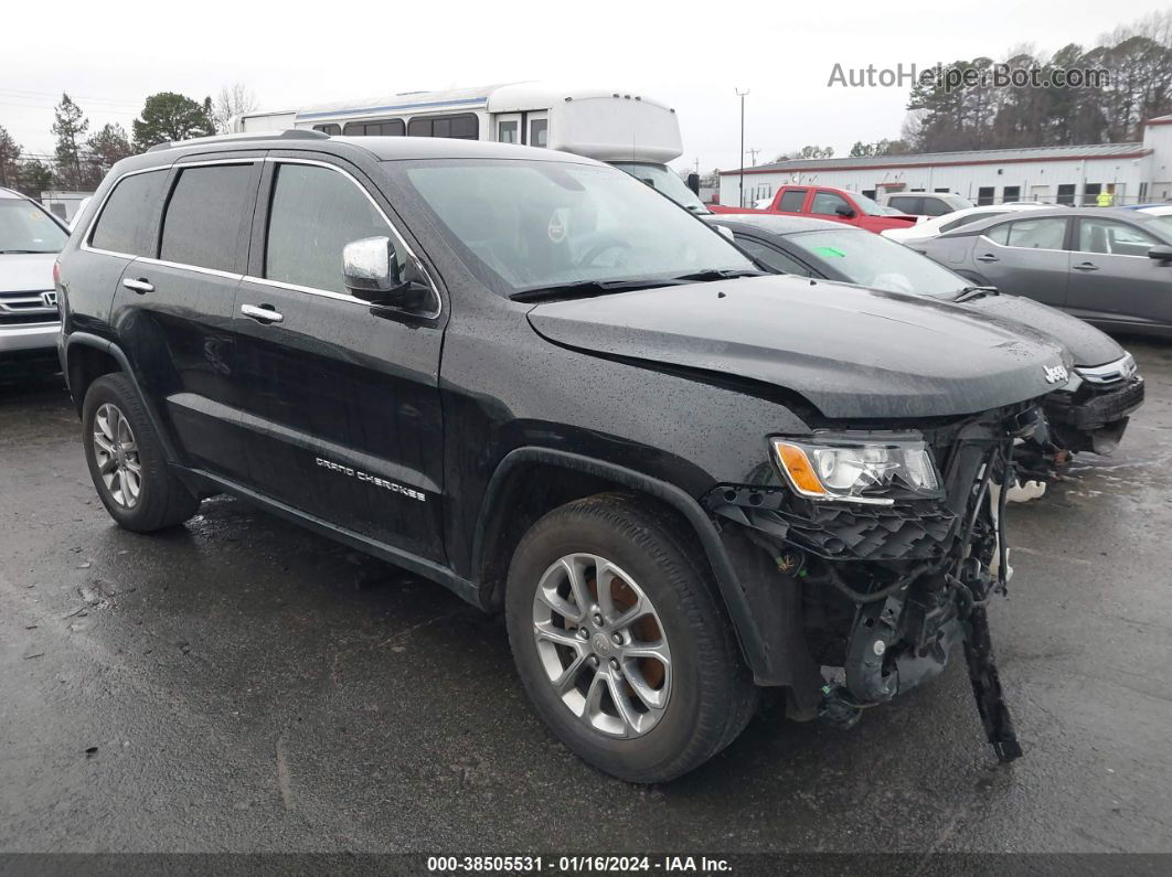 2015 Jeep Grand Cherokee Limited Black vin: 1C4RJEBGXFC734647