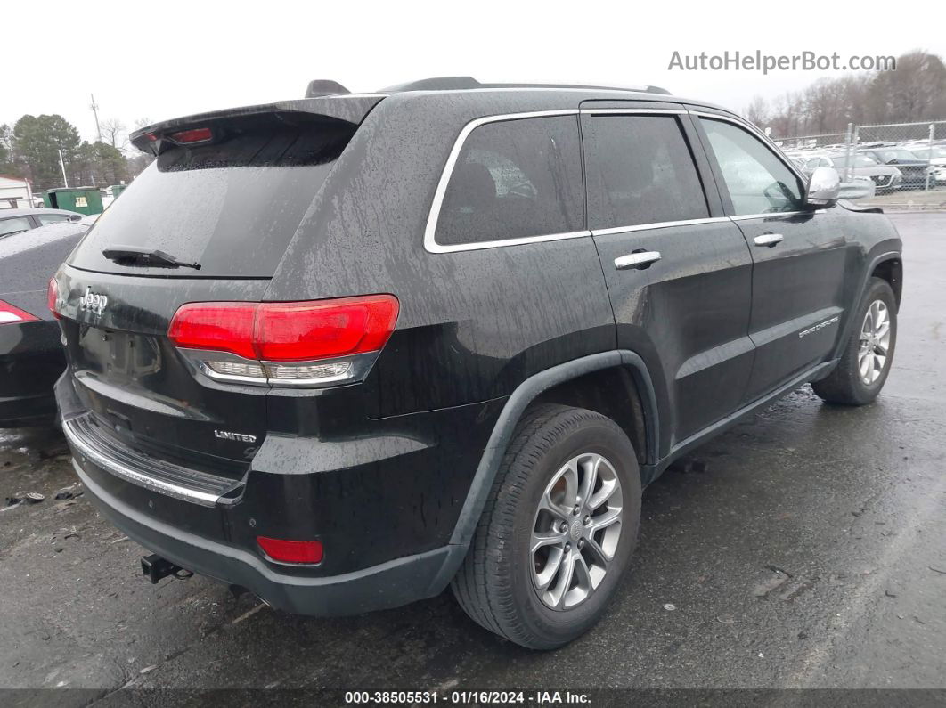 2015 Jeep Grand Cherokee Limited Черный vin: 1C4RJEBGXFC734647