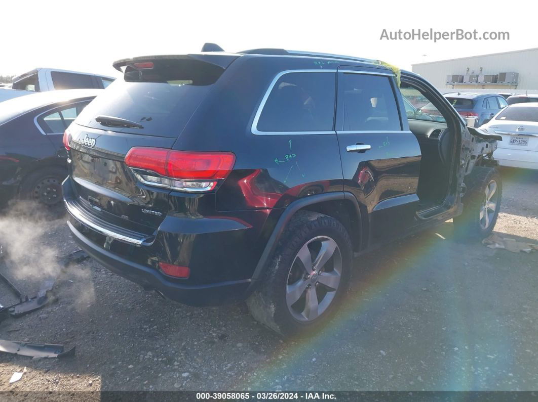 2015 Jeep Grand Cherokee Limited Черный vin: 1C4RJEBGXFC903551