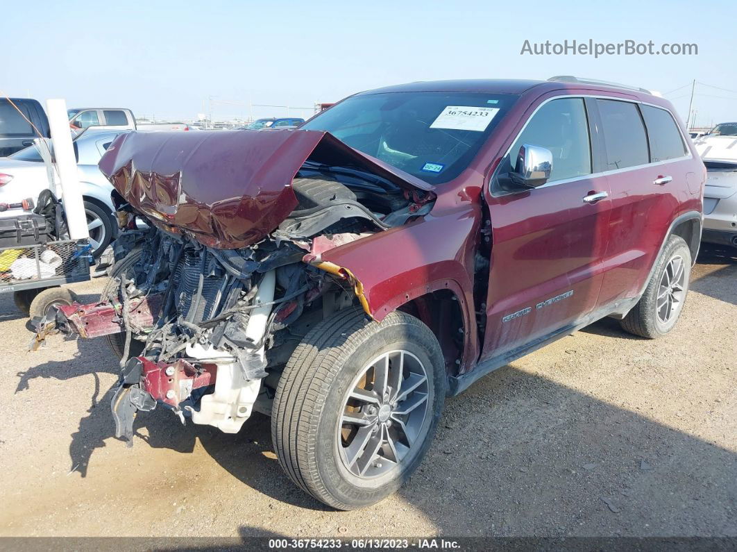 2017 Jeep Grand Cherokee Limited Brown vin: 1C4RJEBGXHC887676