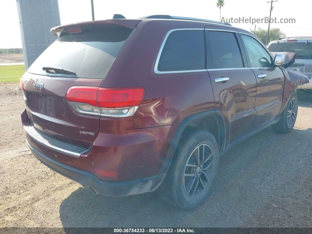 2017 Jeep Grand Cherokee Limited Brown vin: 1C4RJEBGXHC887676