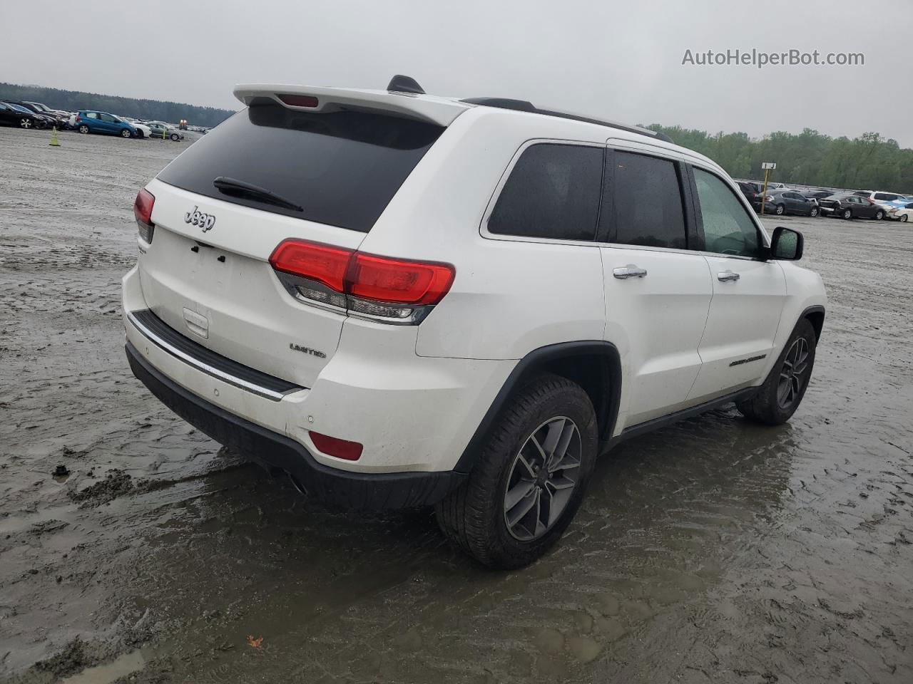 2019 Jeep Grand Cherokee Limited White vin: 1C4RJEBGXKC630105