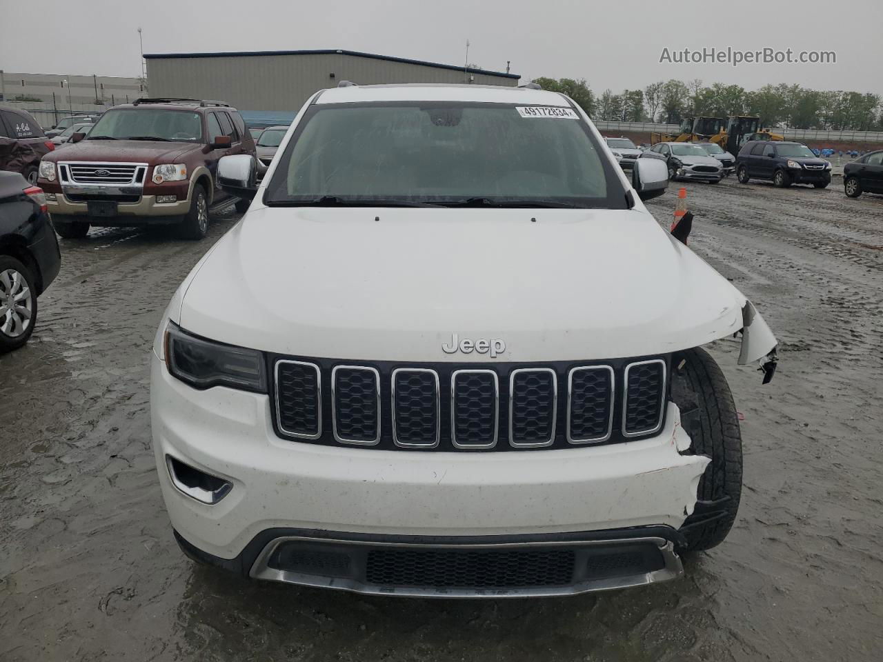 2019 Jeep Grand Cherokee Limited White vin: 1C4RJEBGXKC630105