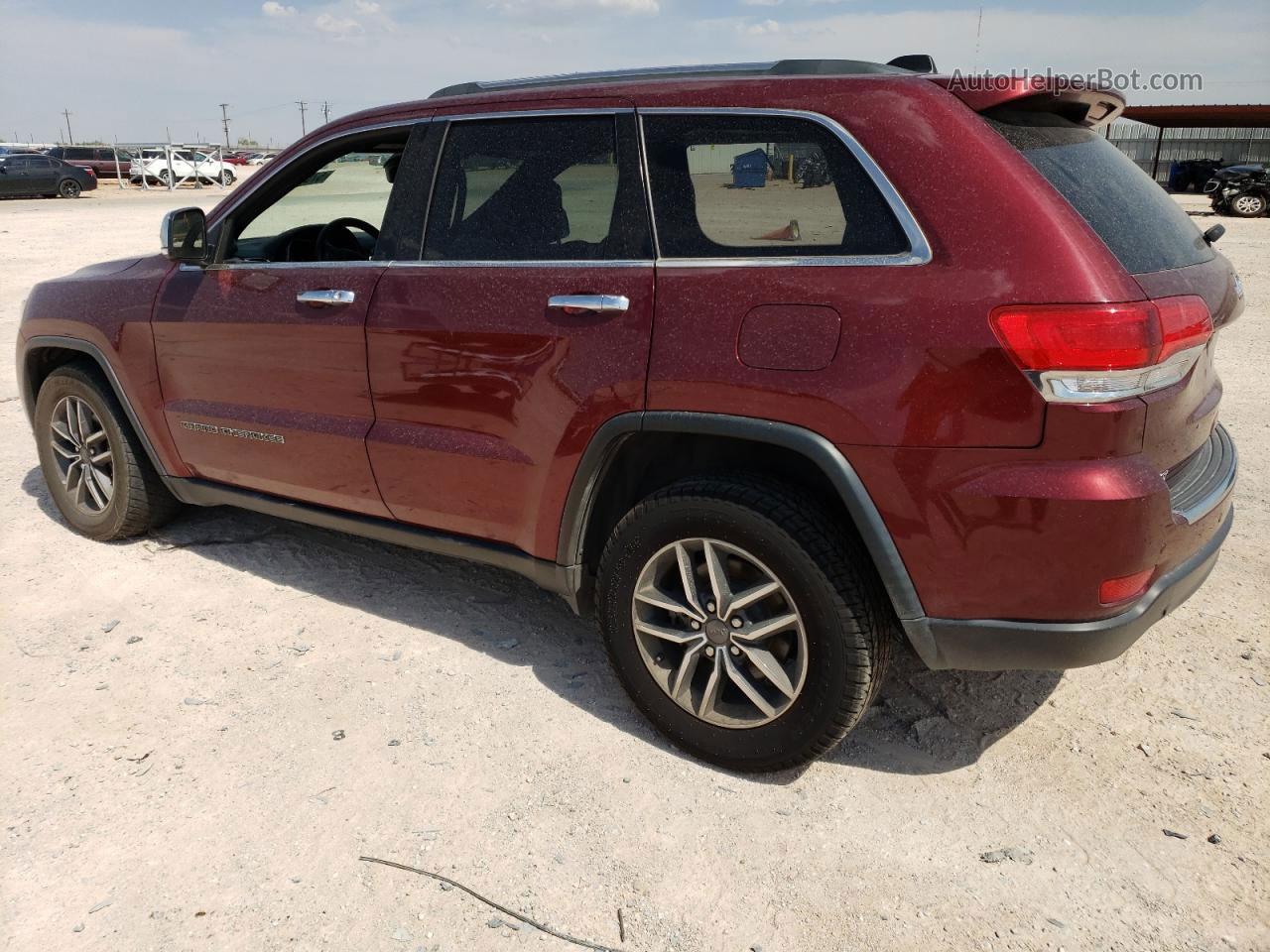 2019 Jeep Grand Cherokee Limited Maroon vin: 1C4RJEBGXKC656042