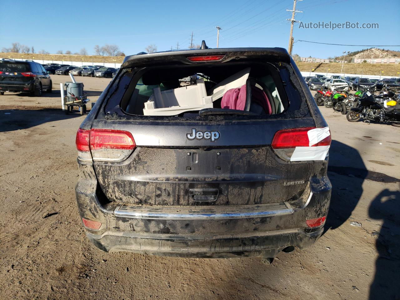 2019 Jeep Grand Cherokee Limited Gray vin: 1C4RJEBGXKC720919