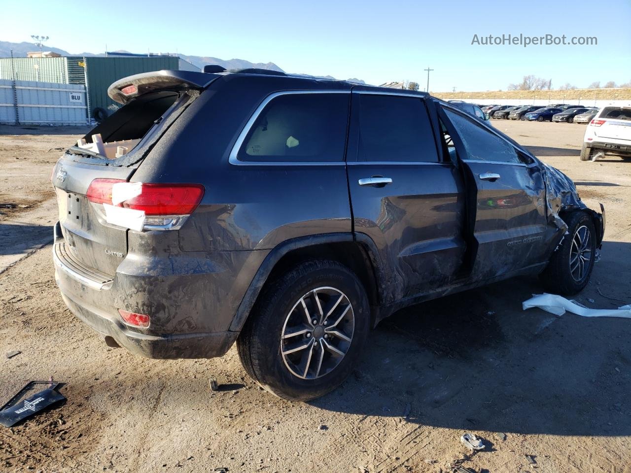 2019 Jeep Grand Cherokee Limited Gray vin: 1C4RJEBGXKC720919