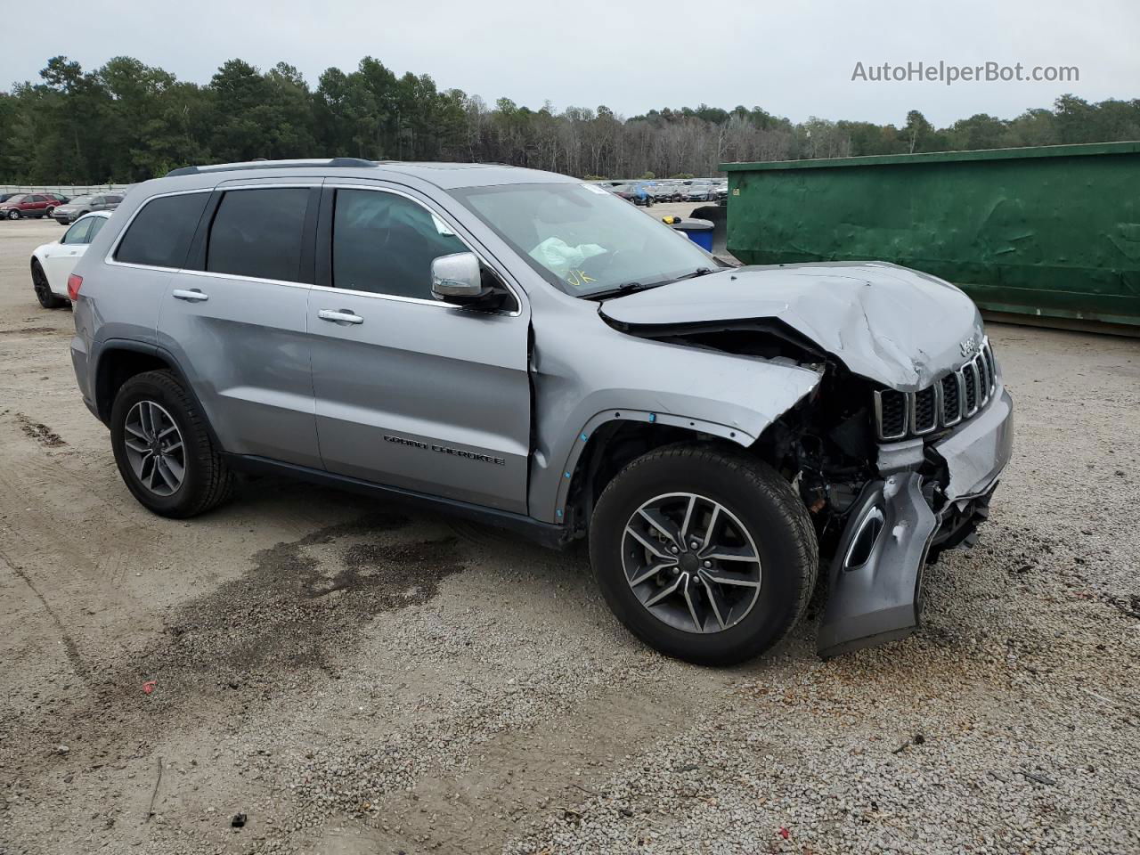 2019 Jeep Grand Cherokee Limited Gray vin: 1C4RJEBGXKC857245