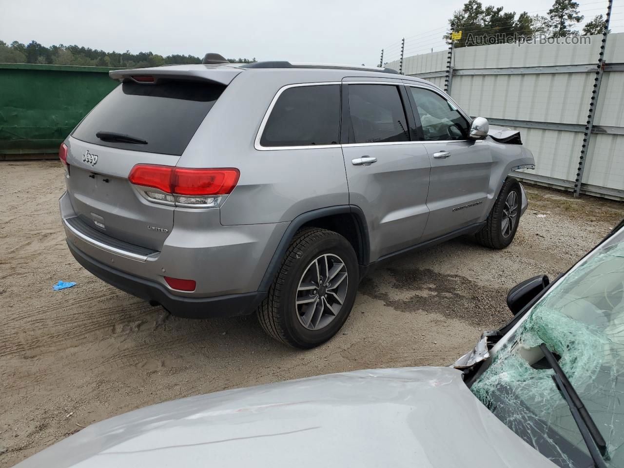 2019 Jeep Grand Cherokee Limited Gray vin: 1C4RJEBGXKC857245