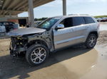 2019 Jeep Grand Cherokee Limited Silver vin: 1C4RJEBGXKC857424