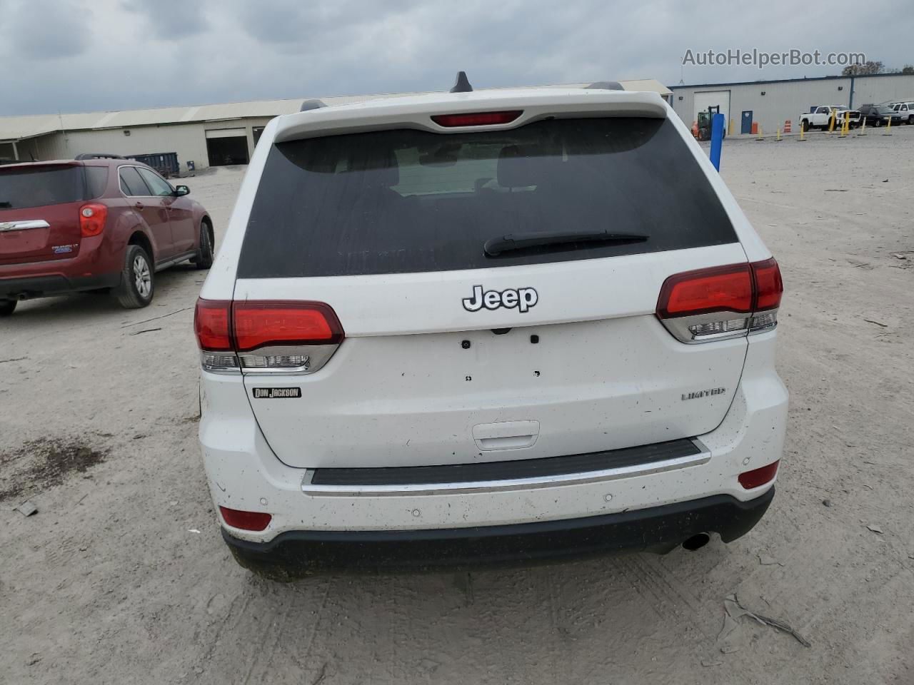 2021 Jeep Grand Cherokee Limited White vin: 1C4RJEBGXMC630141