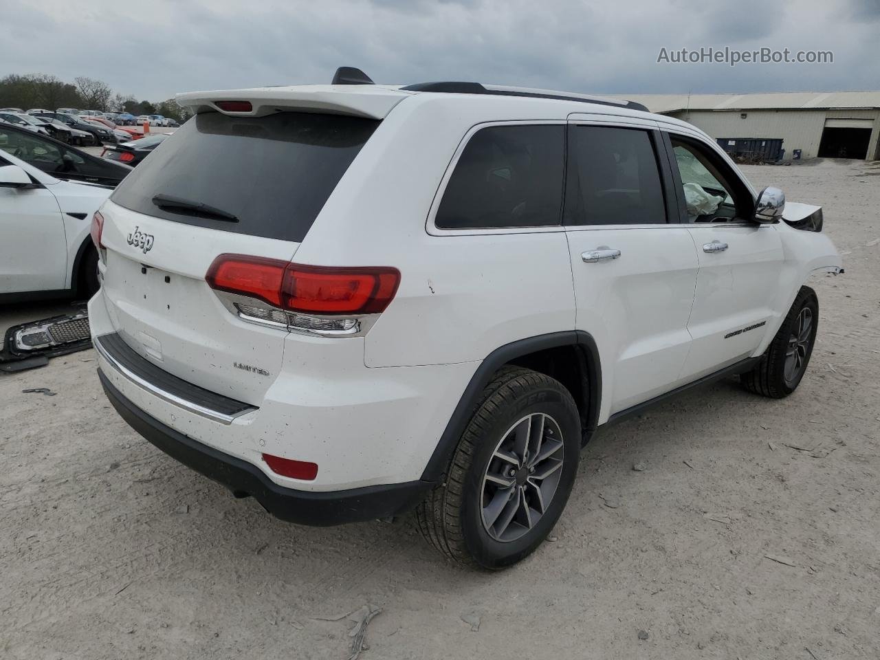 2021 Jeep Grand Cherokee Limited White vin: 1C4RJEBGXMC630141