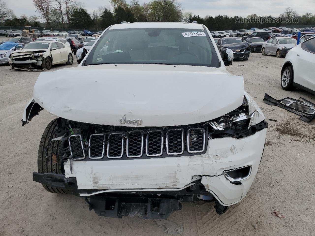 2021 Jeep Grand Cherokee Limited White vin: 1C4RJEBGXMC630141