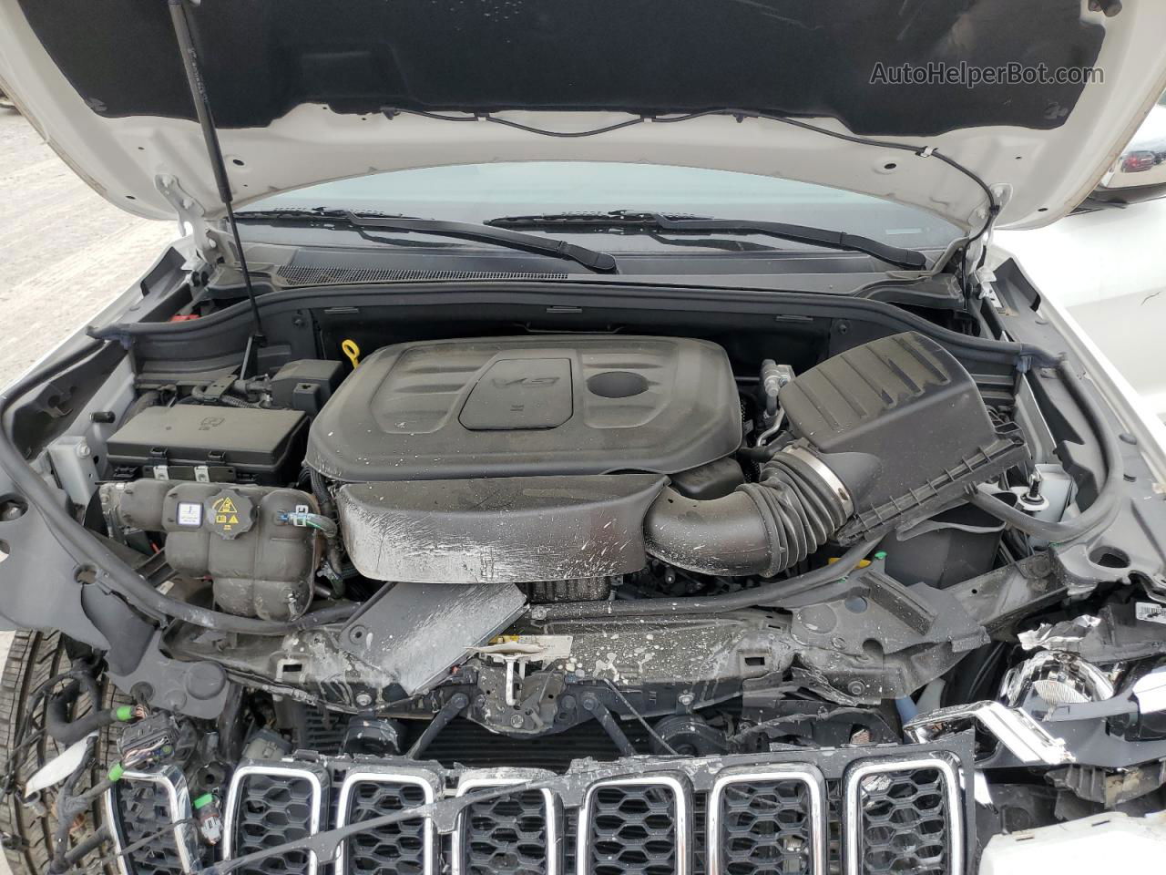 2021 Jeep Grand Cherokee Limited Белый vin: 1C4RJEBGXMC630141