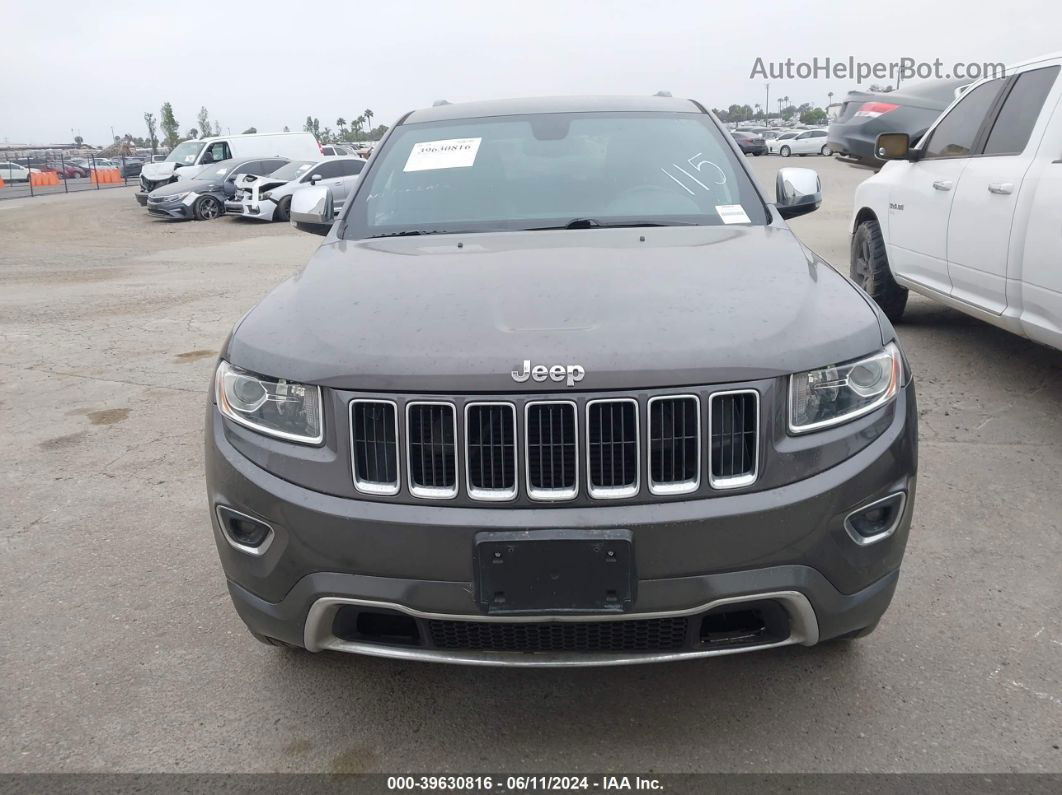 2015 Jeep Grand Cherokee Limited Gray vin: 1C4RJEBM2FC620227