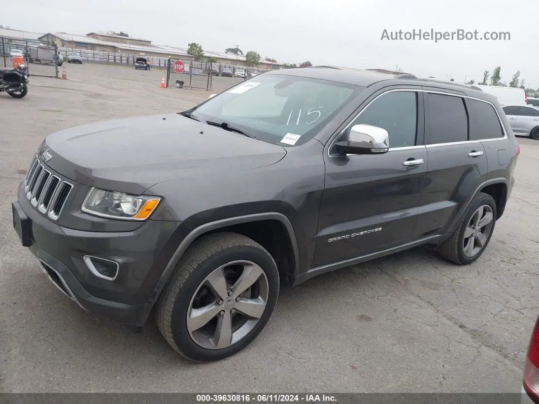 2015 Jeep Grand Cherokee Limited Gray vin: 1C4RJEBM2FC620227