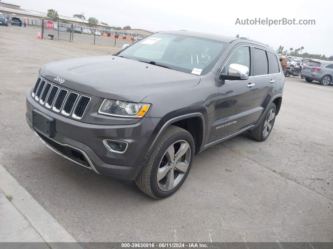 2015 Jeep Grand Cherokee Limited Gray vin: 1C4RJEBM2FC620227