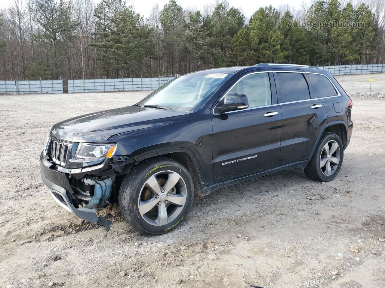 2014 Jeep Grand Cherokee Limited Black vin: 1C4RJEBM7EC574621