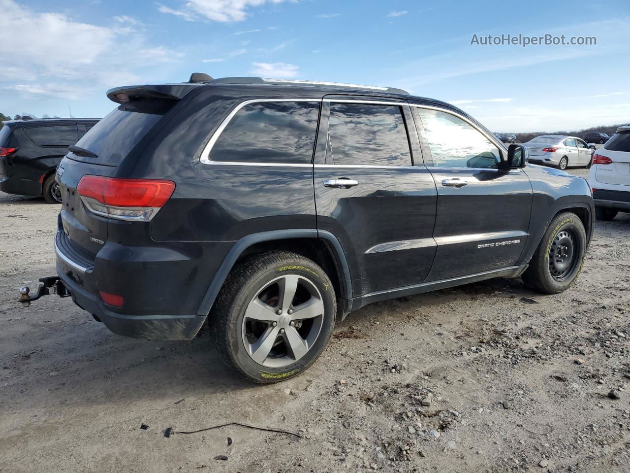 2014 Jeep Grand Cherokee Limited Black vin: 1C4RJEBM7EC574621