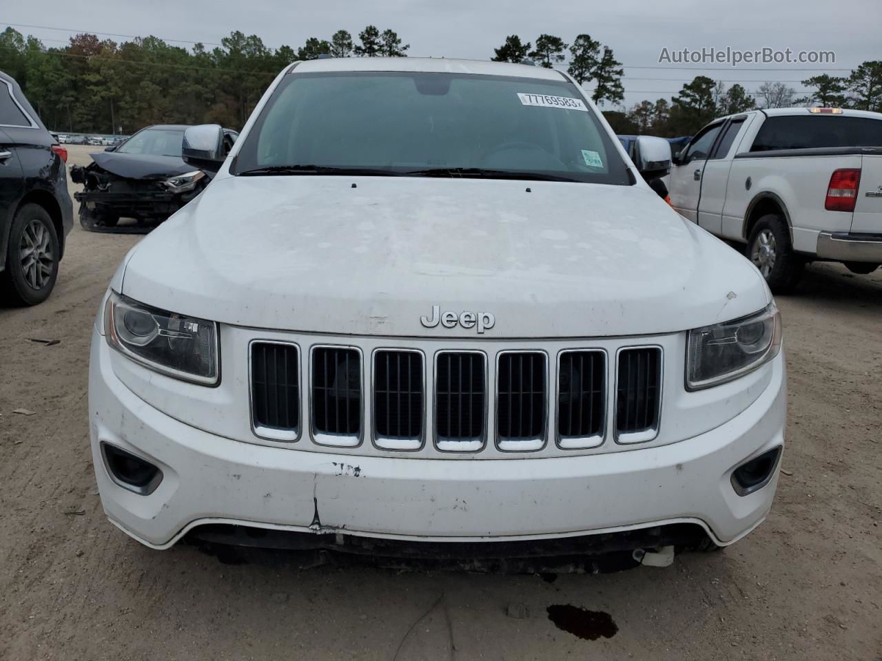 2014 Jeep Grand Cherokee Limited White vin: 1C4RJEBT0EC116300