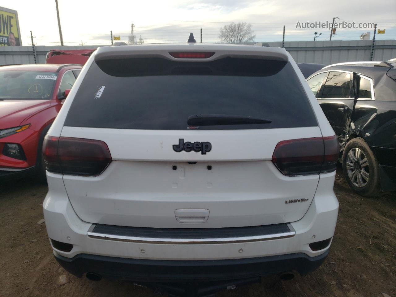 2014 Jeep Grand Cherokee Limited Белый vin: 1C4RJEBT8EC188006