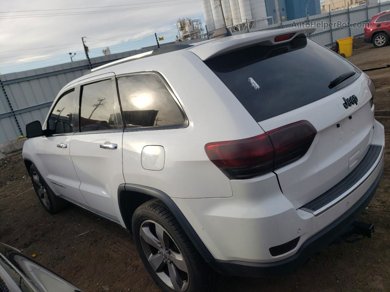 2014 Jeep Grand Cherokee Limited White vin: 1C4RJEBT8EC188006