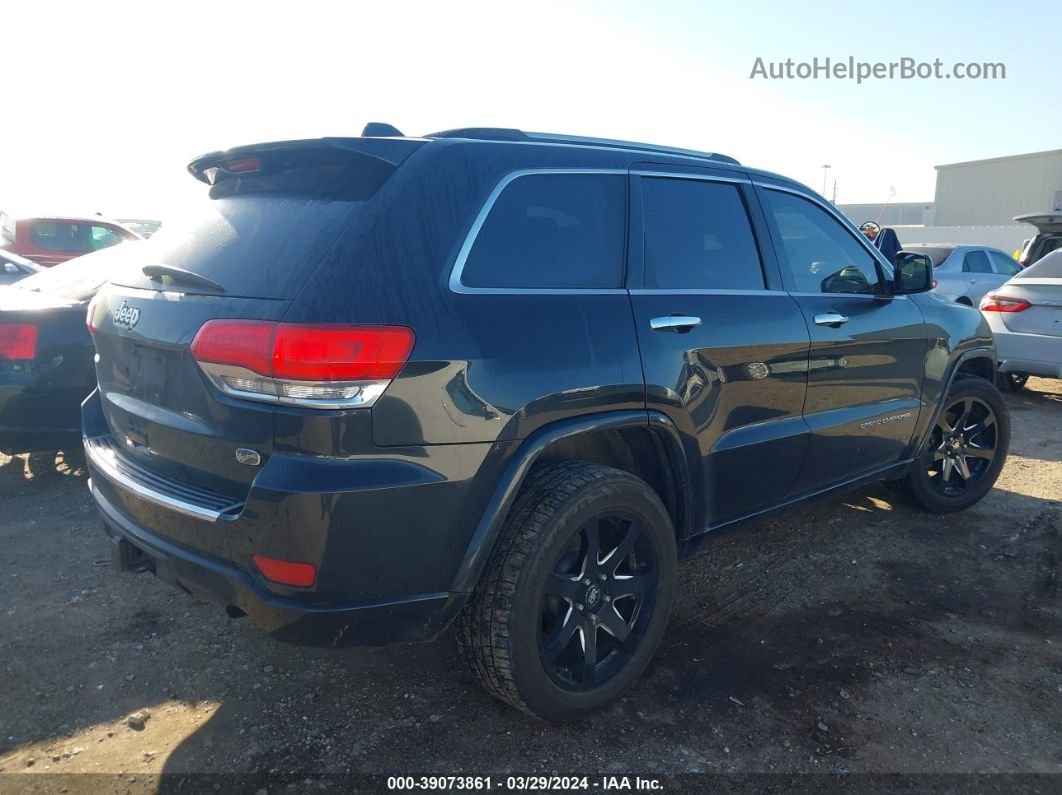 2015 Jeep Grand Cherokee Overland Black vin: 1C4RJECG1FC614928