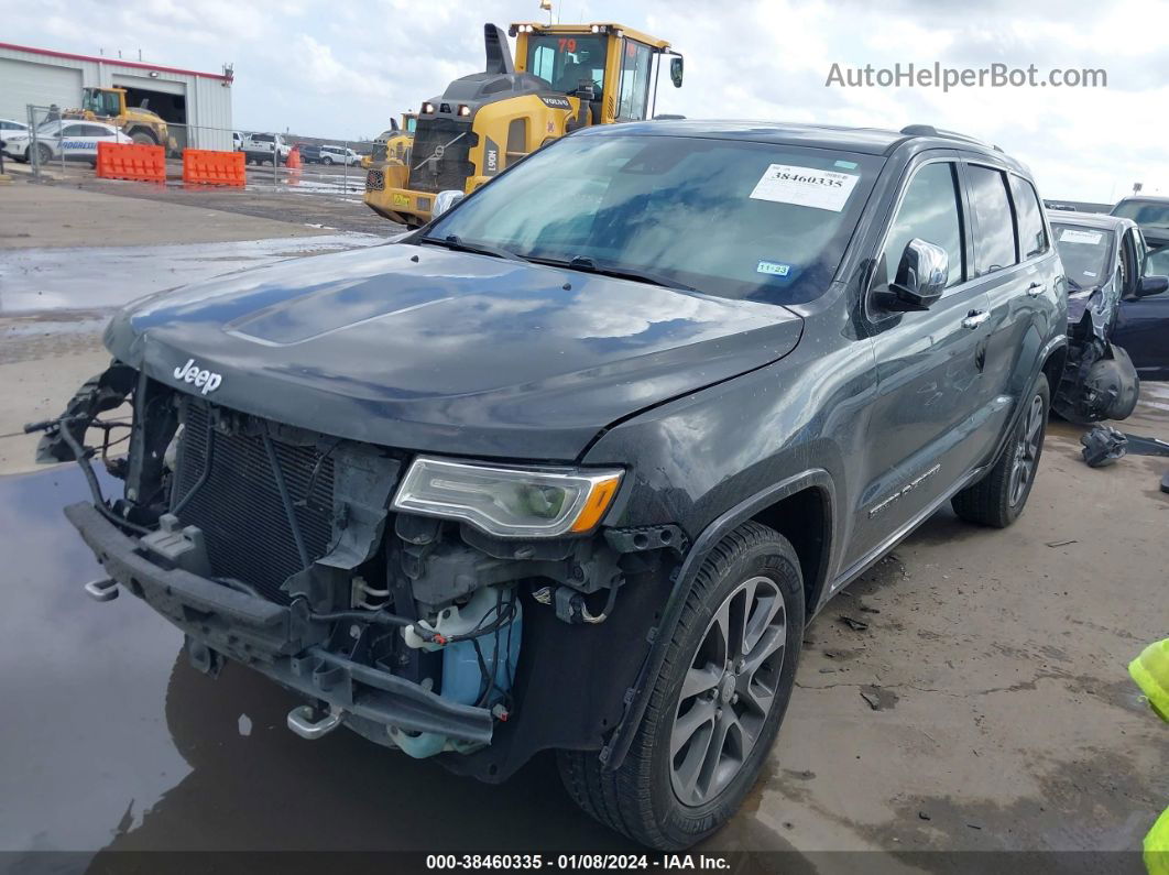 2017 Jeep Grand Cherokee Overland 4x2 Black vin: 1C4RJECG1HC626659