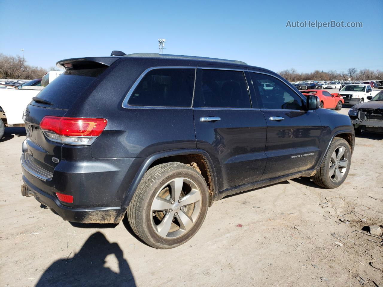 2014 Jeep Grand Cherokee Overland Charcoal vin: 1C4RJECG2EC174698