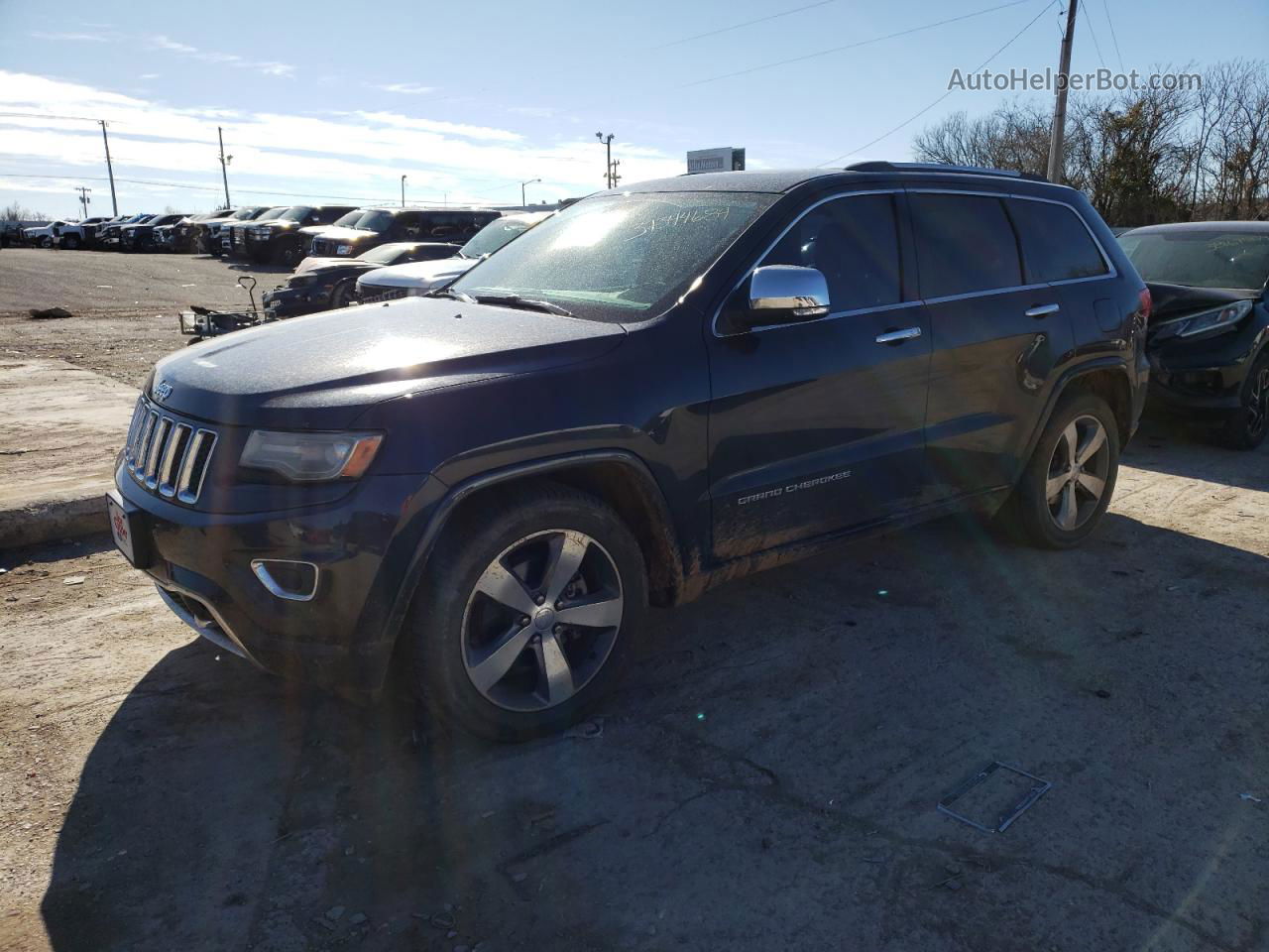 2014 Jeep Grand Cherokee Overland Charcoal vin: 1C4RJECG2EC174698