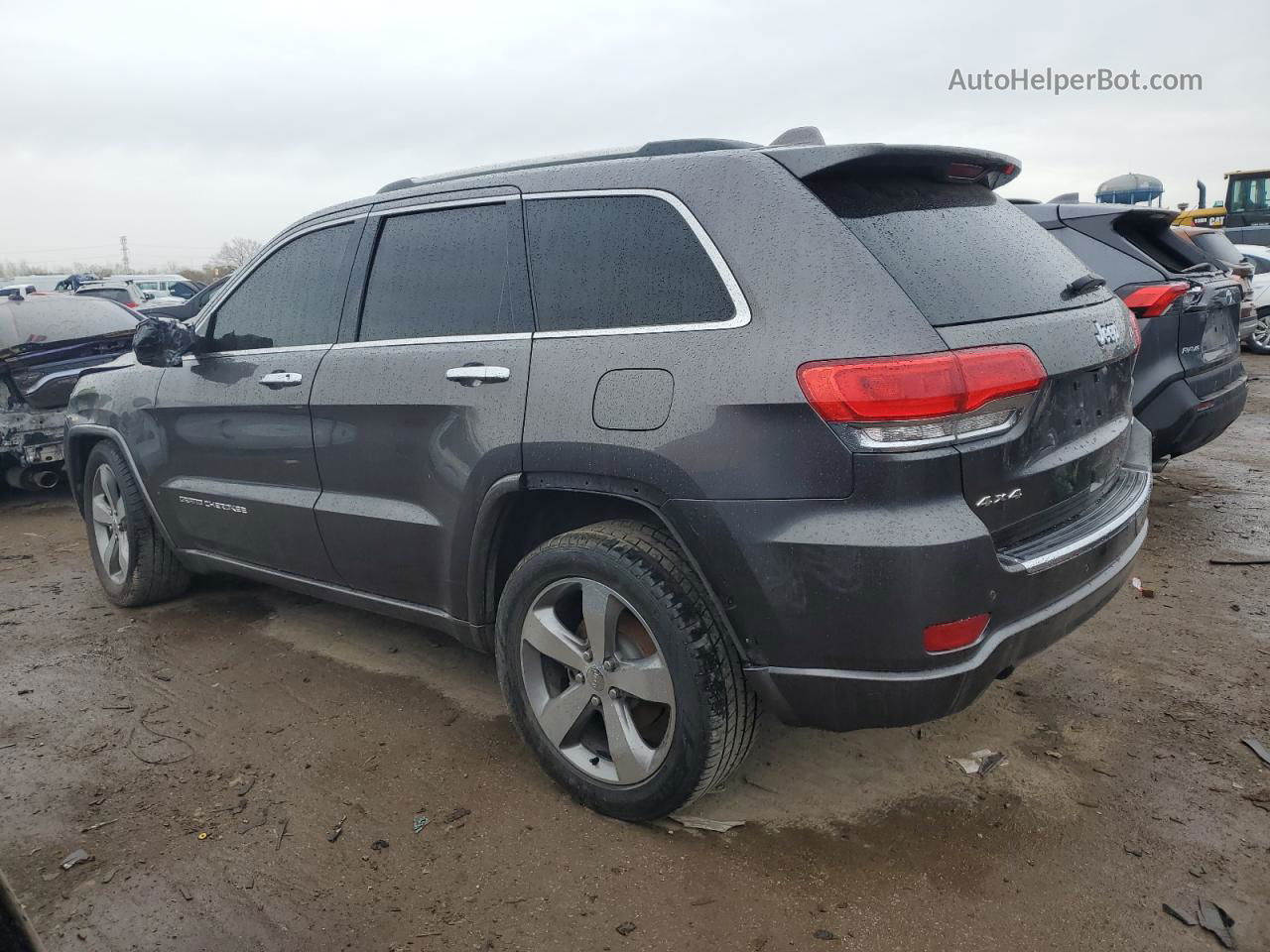 2014 Jeep Grand Cherokee Overland Gray vin: 1C4RJECG2EC206906