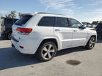 2014 Jeep Grand Cherokee Overland White vin: 1C4RJECG2EC500645