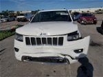 2014 Jeep Grand Cherokee Overland White vin: 1C4RJECG2EC500645