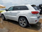 2014 Jeep Grand Cherokee Overland White vin: 1C4RJECG3EC480390