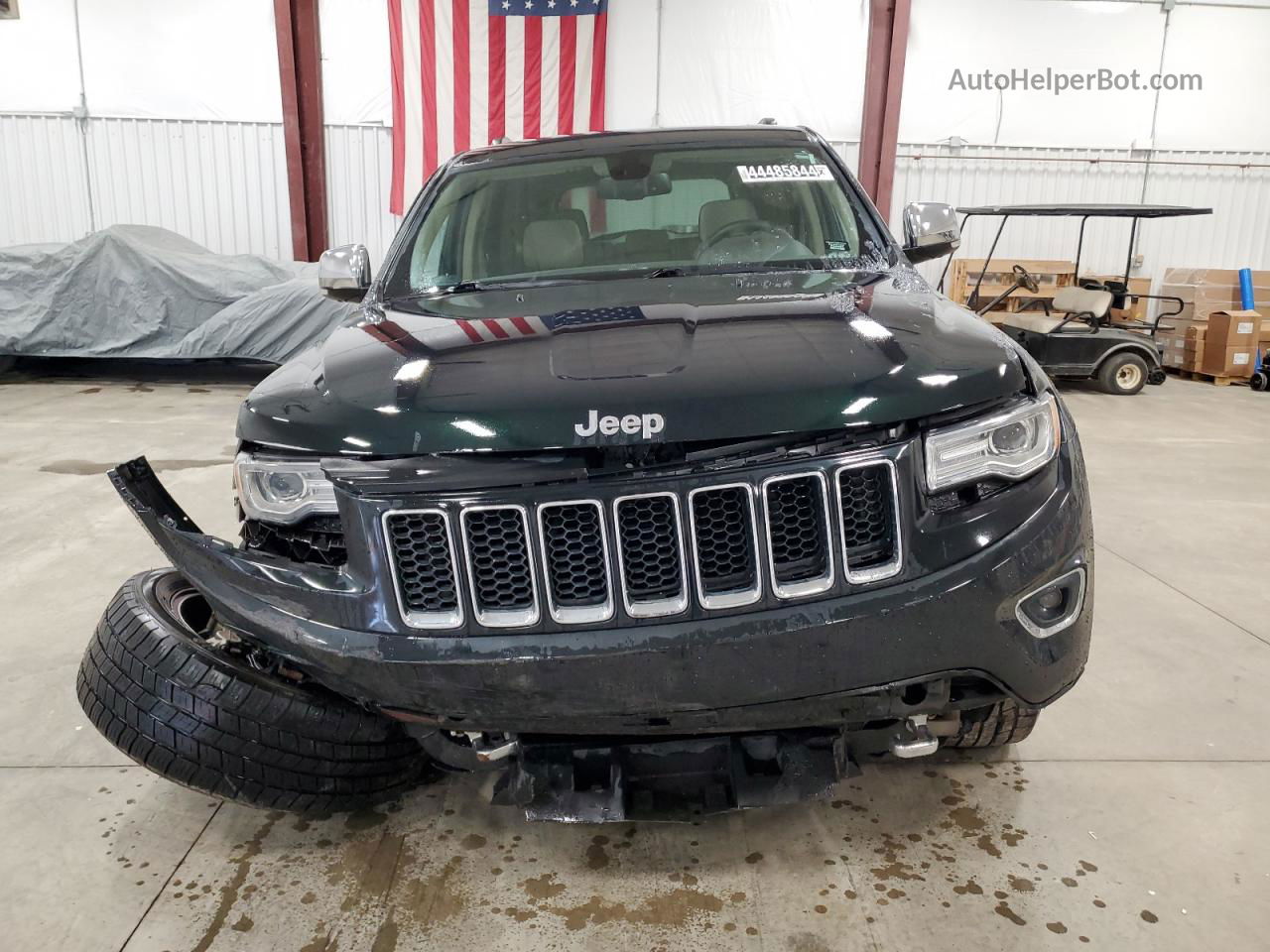 2014 Jeep Grand Cherokee Overland Черный vin: 1C4RJECG4EC548096