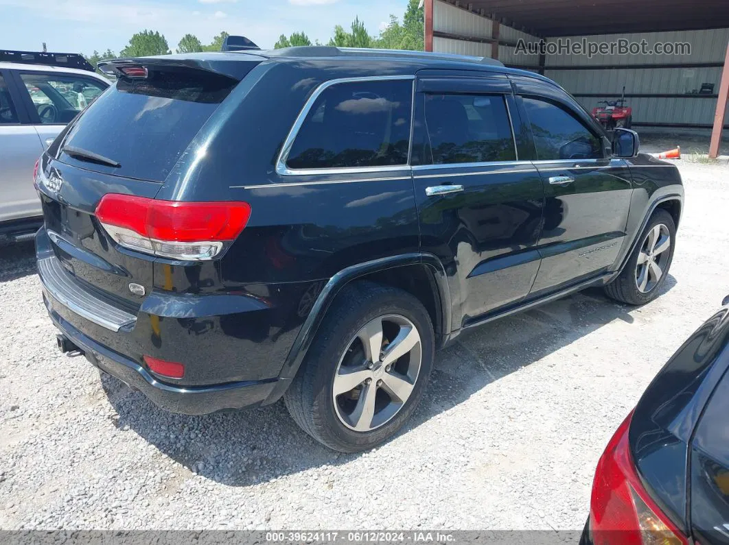 2015 Jeep Grand Cherokee Overland Black vin: 1C4RJECG5FC635605