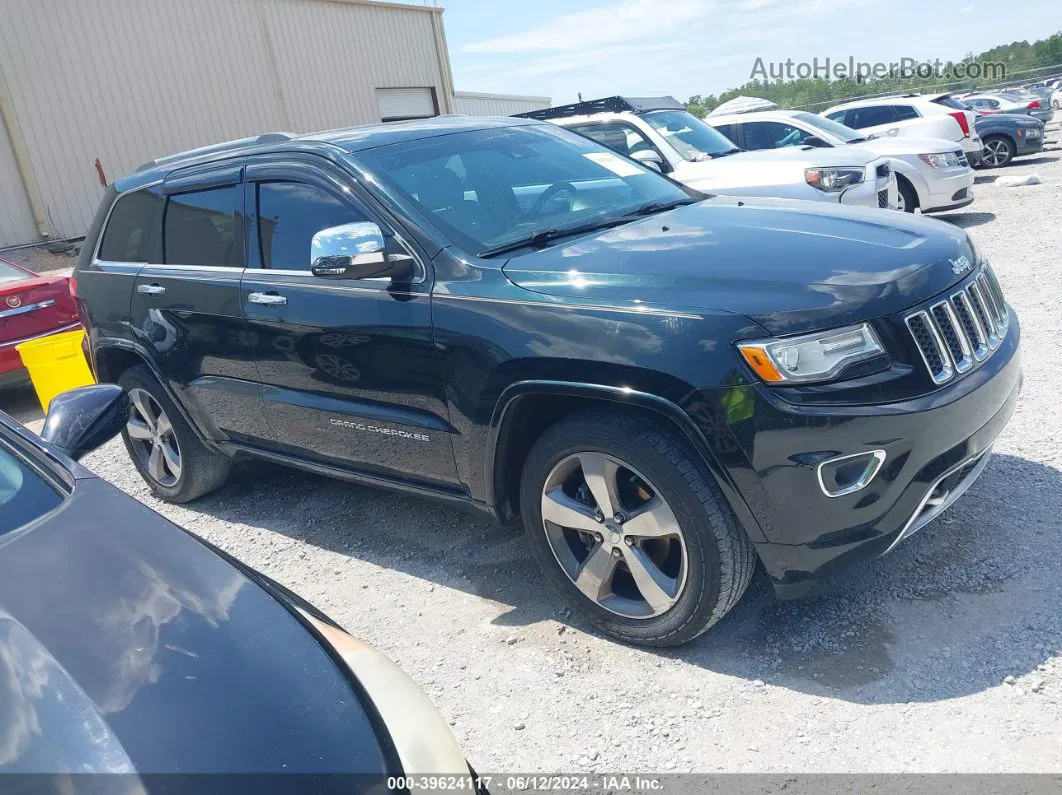 2015 Jeep Grand Cherokee Overland Black vin: 1C4RJECG5FC635605