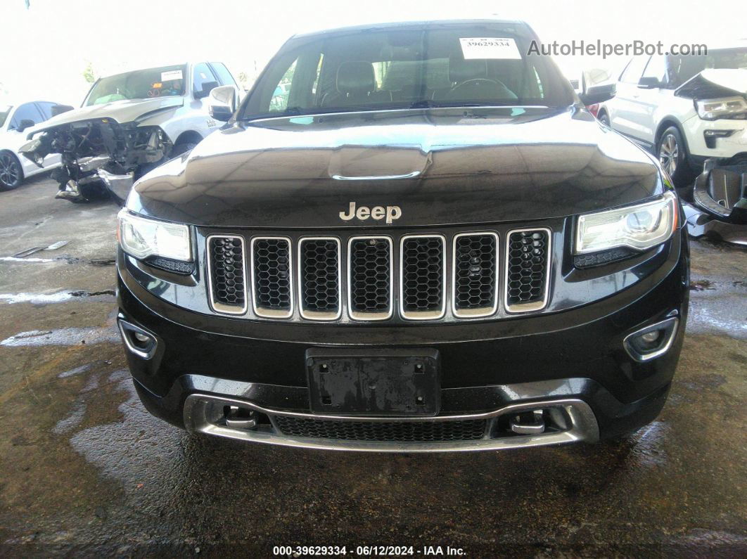 2015 Jeep Grand Cherokee Overland Black vin: 1C4RJECG5FC646779