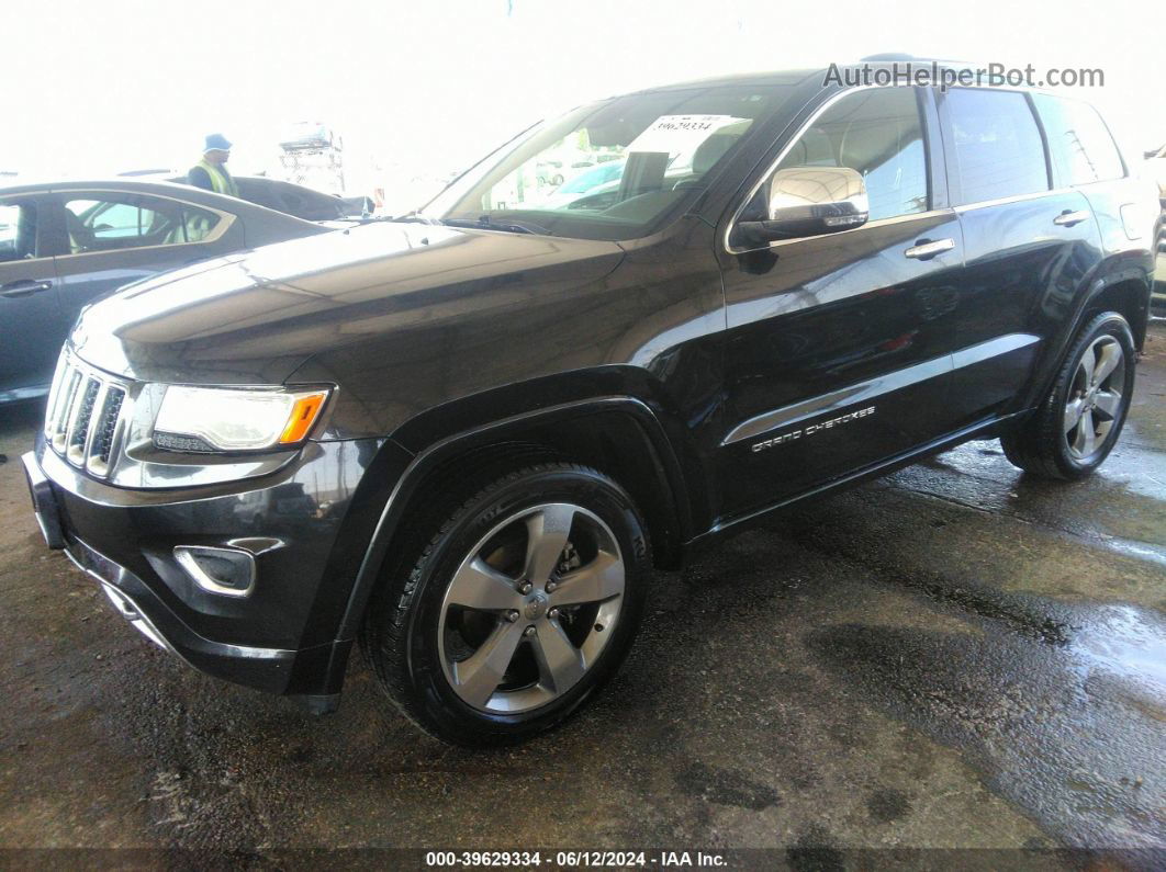 2015 Jeep Grand Cherokee Overland Black vin: 1C4RJECG5FC646779