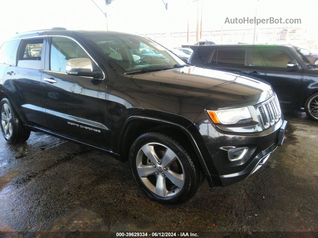 2015 Jeep Grand Cherokee Overland Black vin: 1C4RJECG5FC646779