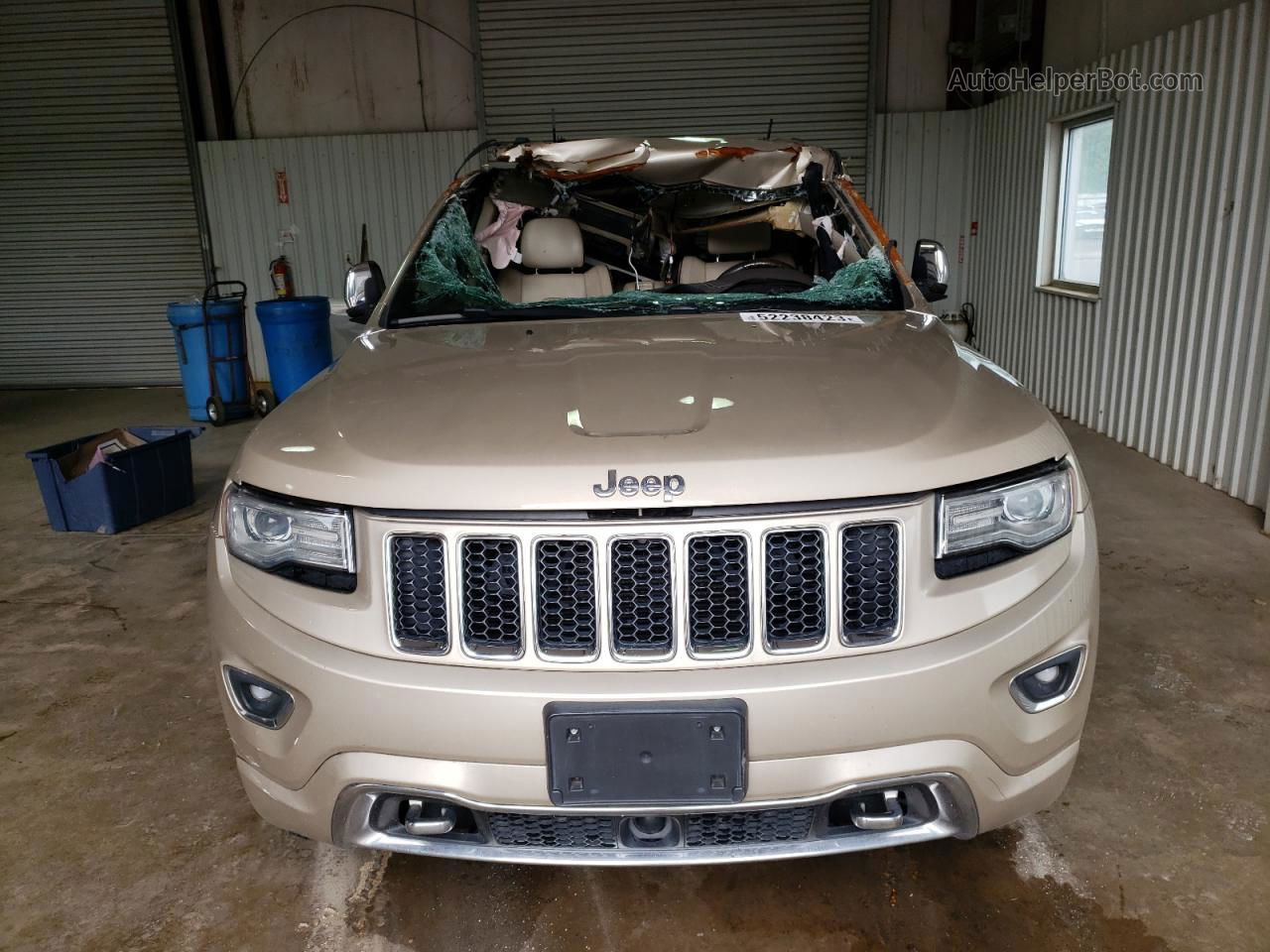 2014 Jeep Grand Cherokee Overland Tan vin: 1C4RJECG6EC164482