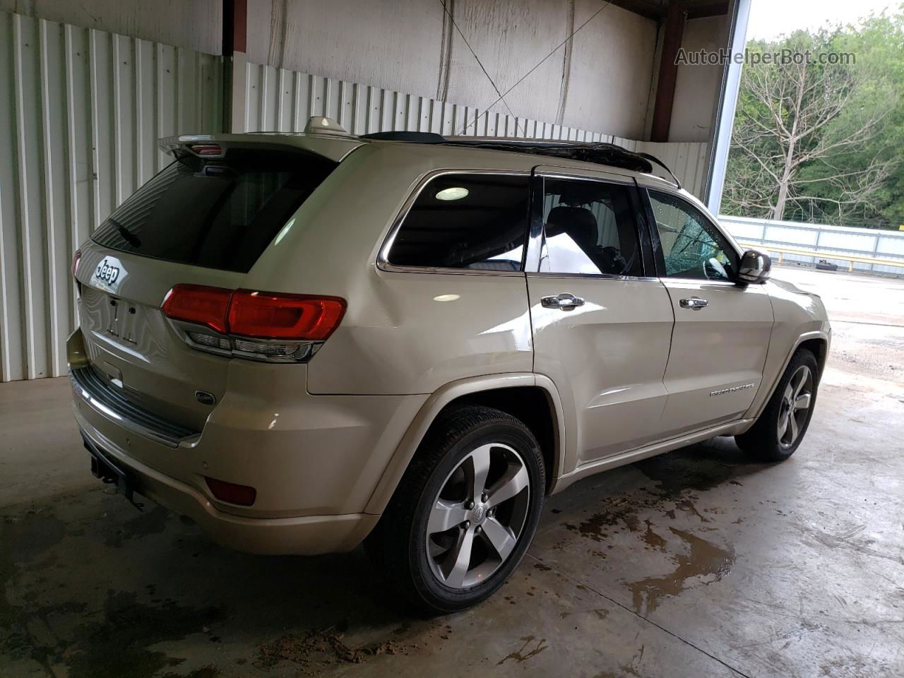 2014 Jeep Grand Cherokee Overland Tan vin: 1C4RJECG6EC164482