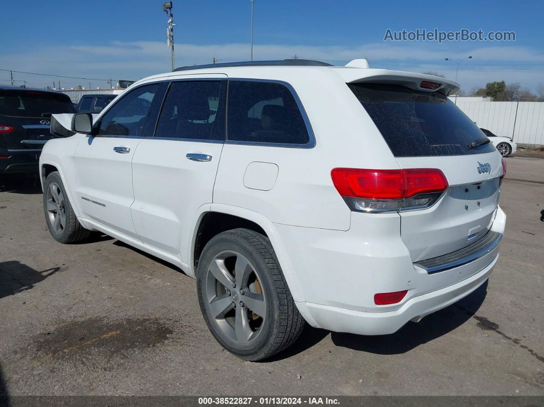 2015 Jeep Grand Cherokee Overland White vin: 1C4RJECG6FC125862