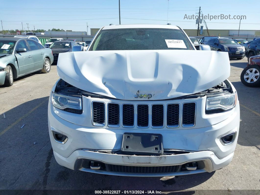 2015 Jeep Grand Cherokee Overland White vin: 1C4RJECG6FC125862