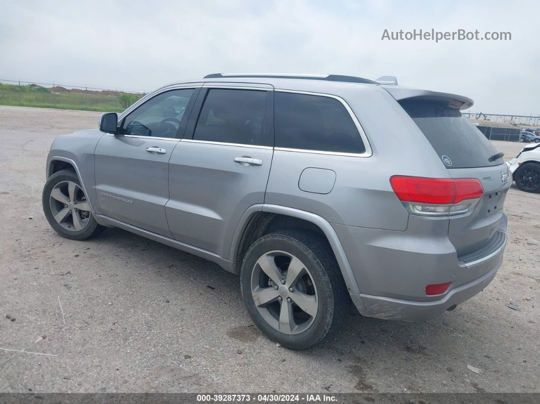 2015 Jeep Grand Cherokee Overland Silver vin: 1C4RJECG6FC808189