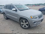 2015 Jeep Grand Cherokee Overland Silver vin: 1C4RJECG6FC808189