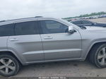 2015 Jeep Grand Cherokee Overland Silver vin: 1C4RJECG6FC808189