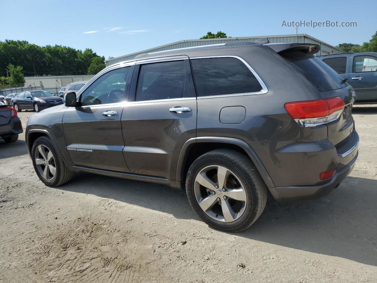 2014 Jeep Grand Cherokee Overland Серый vin: 1C4RJECG7EC542941