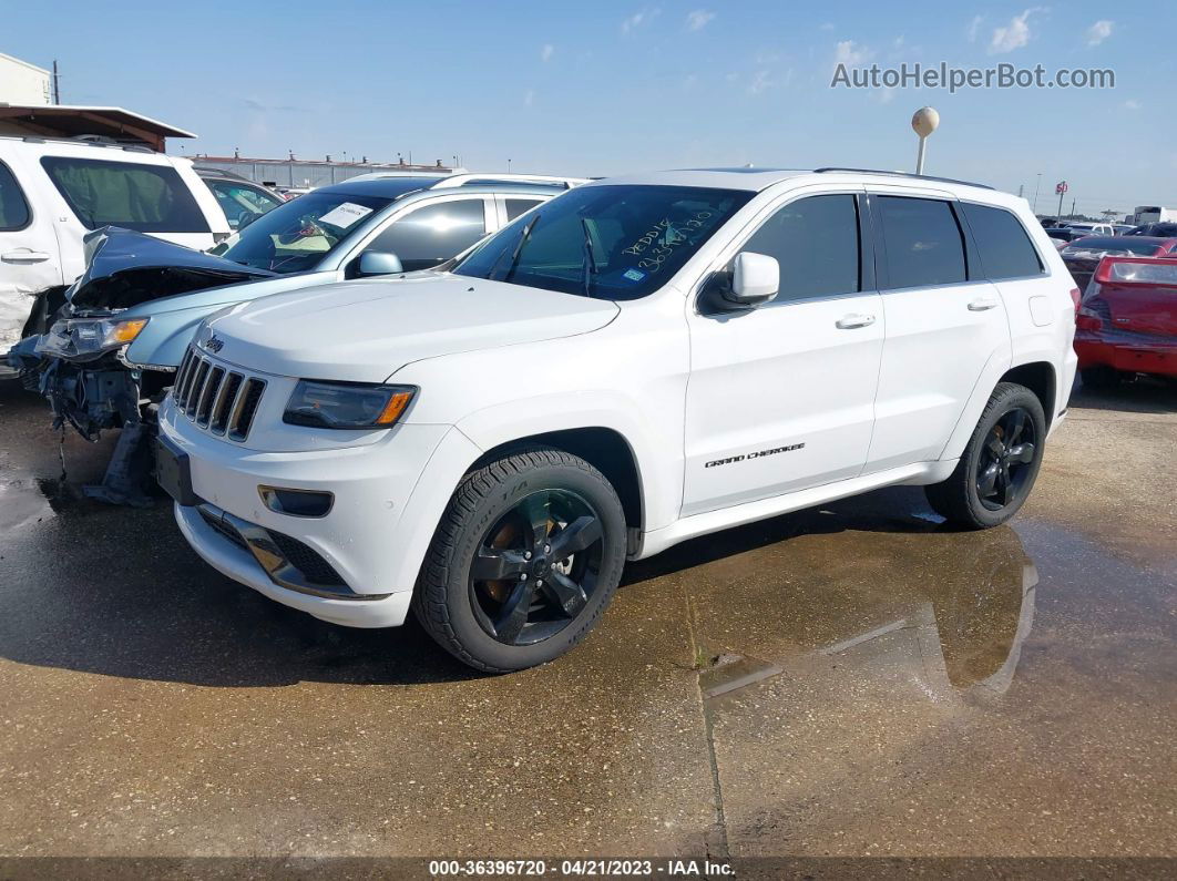 2015 Jeep Grand Cherokee High Altitude White vin: 1C4RJECM7FC243909