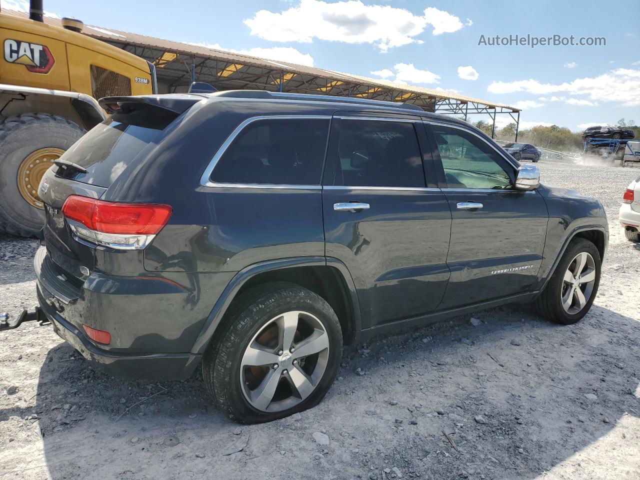 2014 Jeep Grand Cherokee Overland Gray vin: 1C4RJECMXEC300201