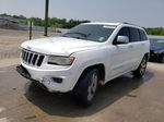 2014 Jeep Grand Cherokee Overland White vin: 1C4RJECT0EC122886